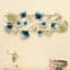 Multi Ginko Wall Decor - Inika Metal Leaf Wall Art