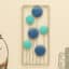 Metal Rectangular Aniket Flower Wall Frame
