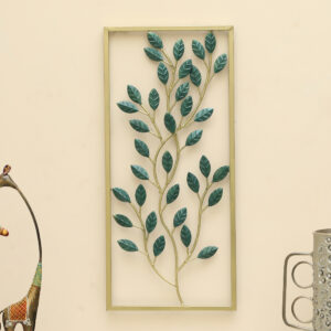 Metal Rectangular Daksh Leaf Wall Frame