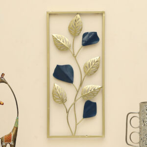 Metal Rectangular Namons Leaf Wall Frame