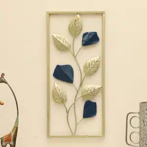 Metal Rectangular Namons Leaf Wall Frame