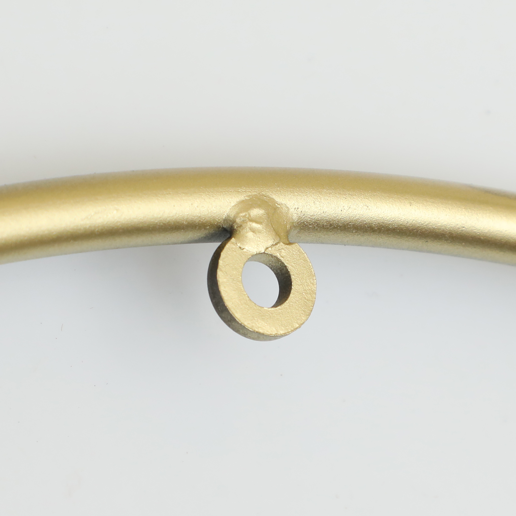 Metal Round Shaan Ginko Leaf Wall Frame - Image 4