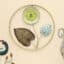Metal Round Dalvir Leaf Wall Frame