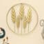 Metal Round Amish Leaf Wall Frame