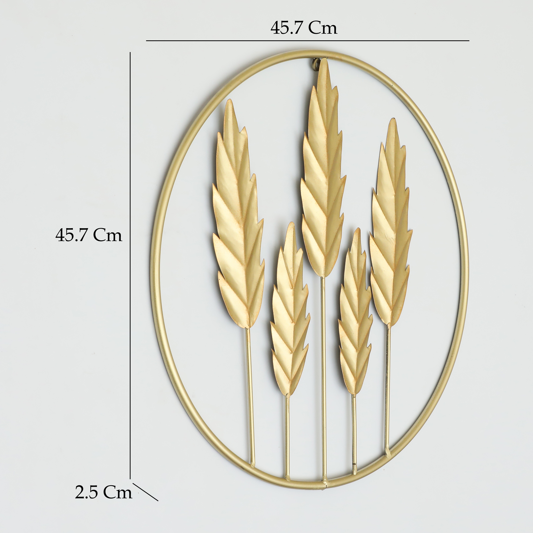 Metal Round Amish Leaf Wall Frame - Image 3