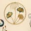 Round Leaf Wall Frame - Stuti Metal Circular Wall Decor