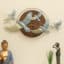 Flying Bird Wall Decor - Bailey Metal on Wooden Frame