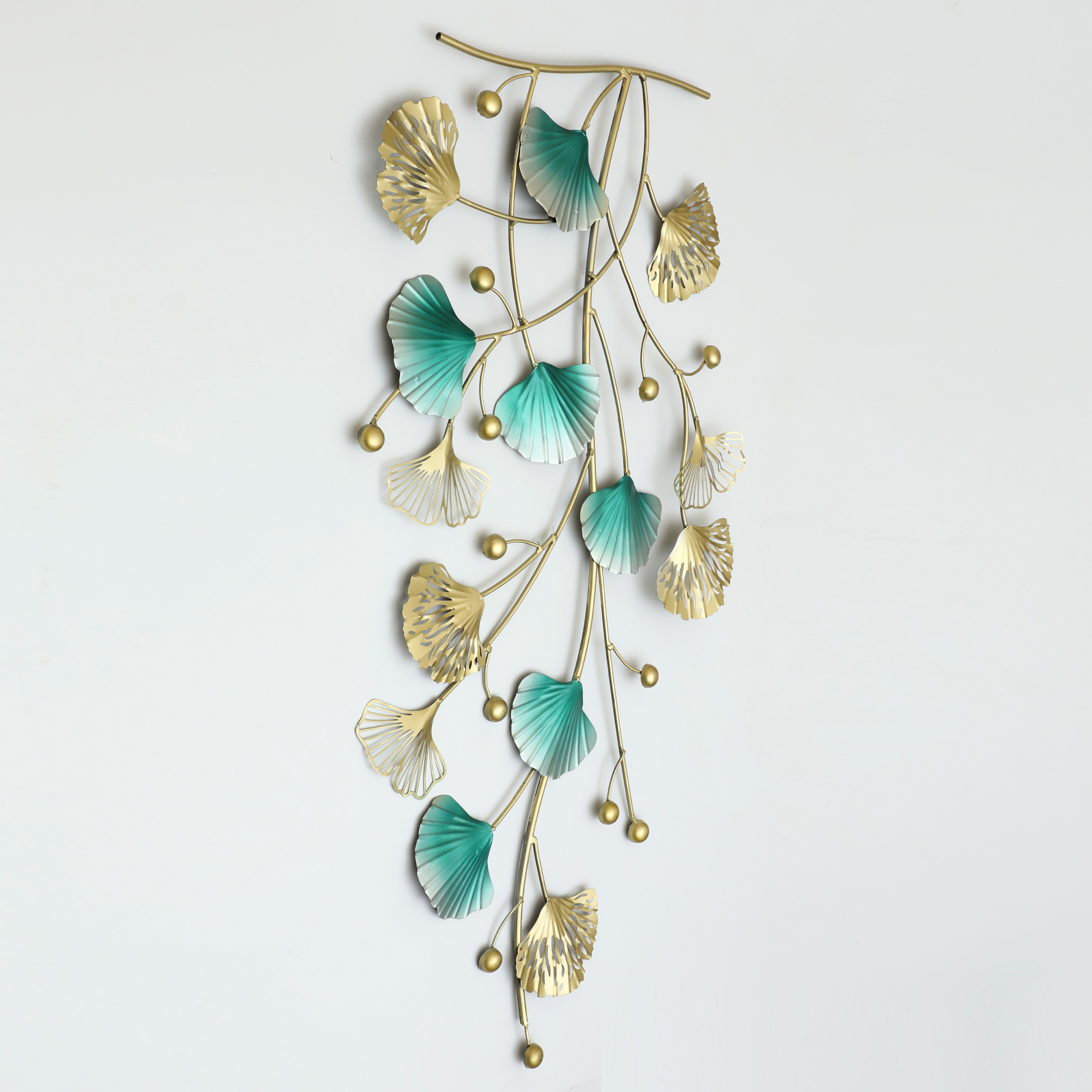 Metal Harlow Ginko Leaf Wall Decor - Image 3