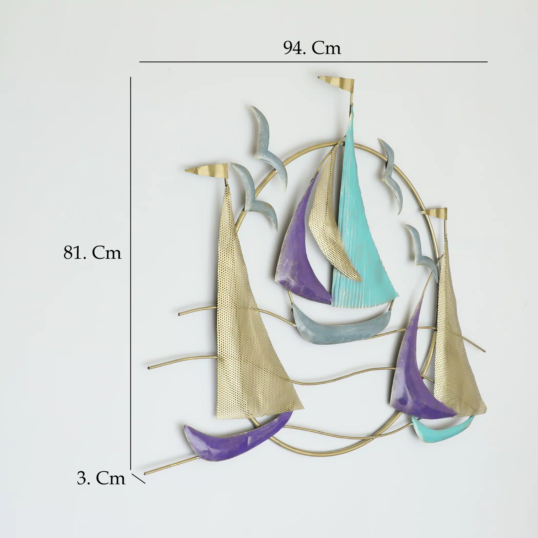 Boat Wall Decor – Aspen Handcrafted Metal Wall Art - Image 2