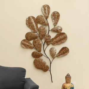 Metal Laya Leaf Wall Decor