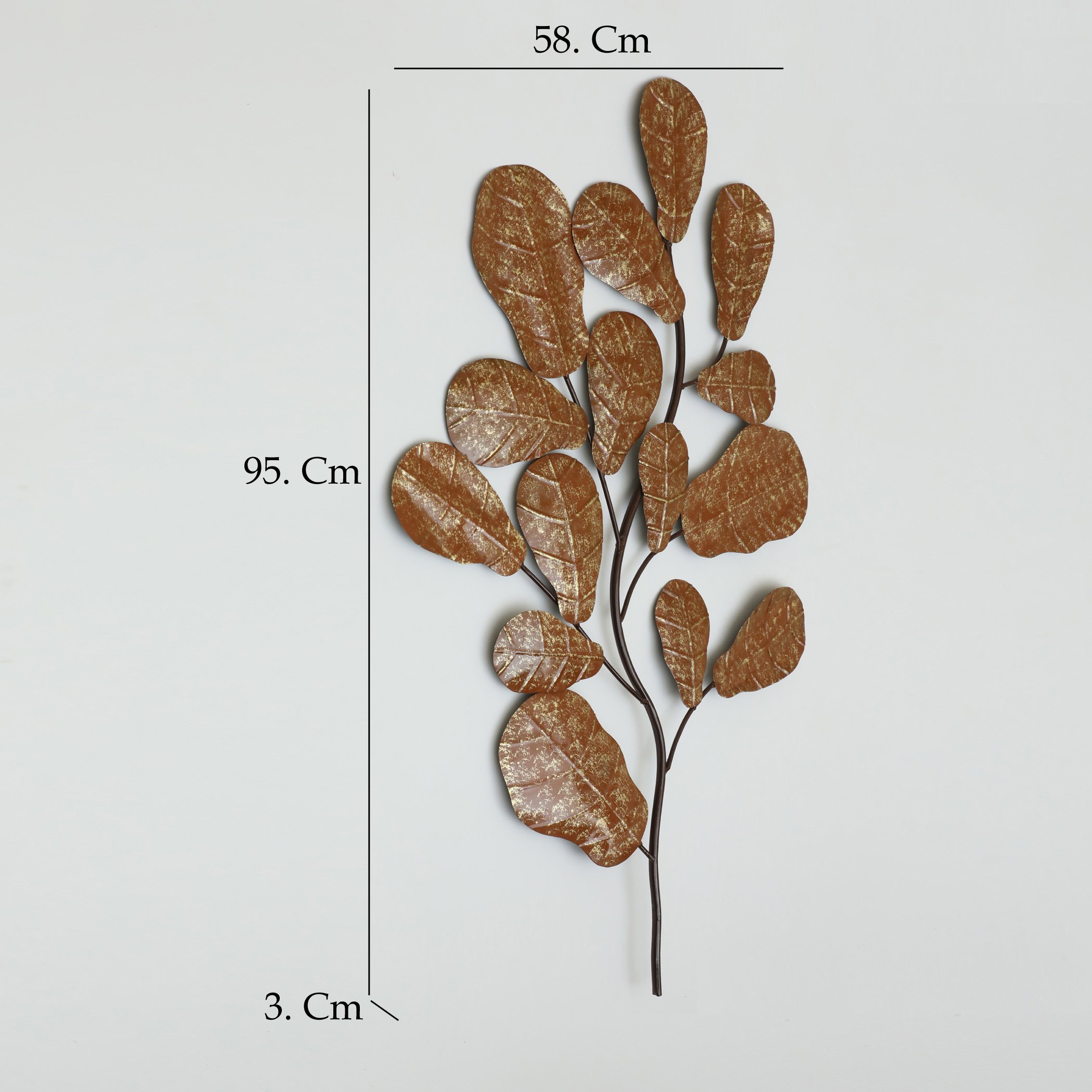 Metal Laya Leaf Wall Decor - Image 2