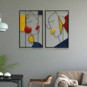 Metal Koto Wall Decor Set of 2