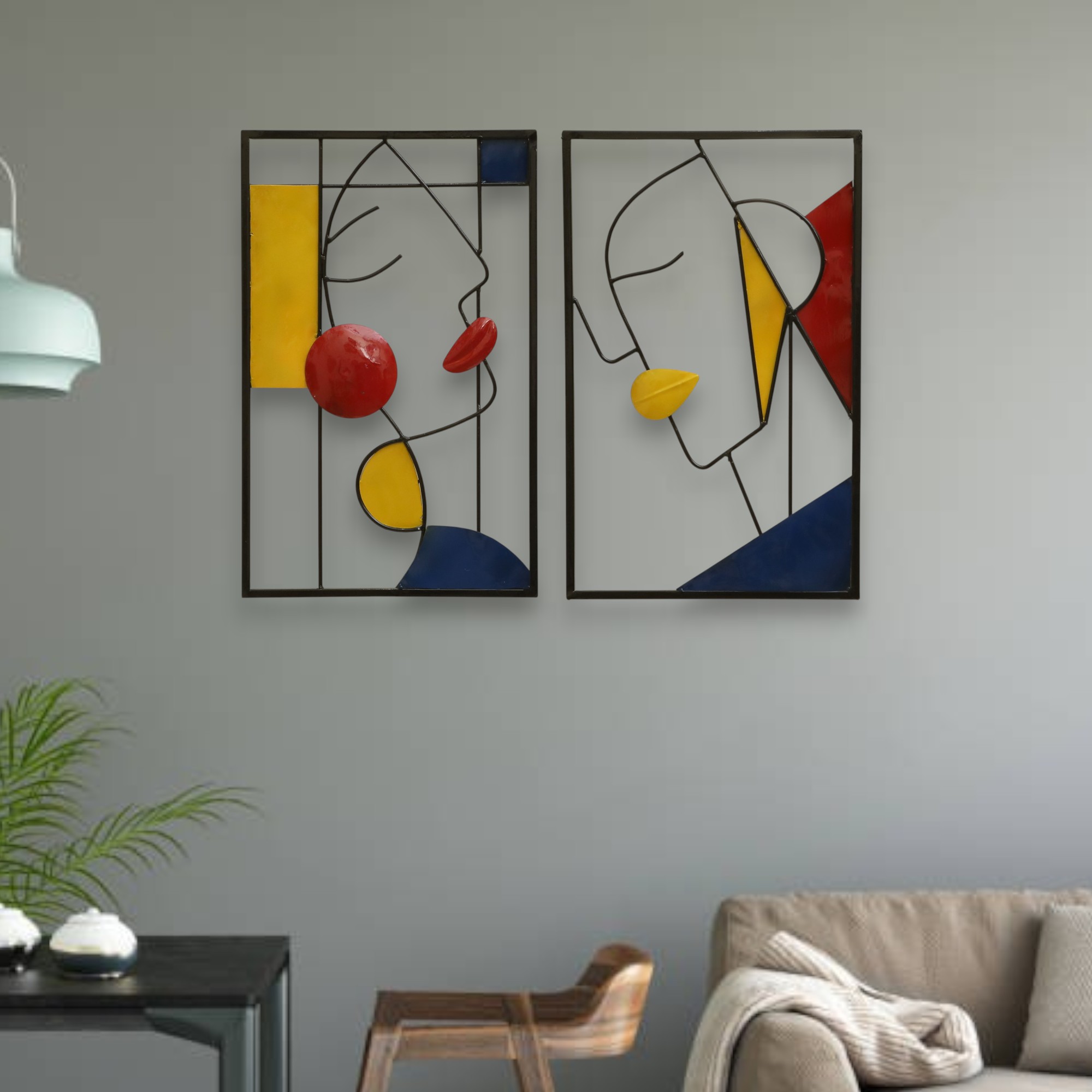 Metal Koto Wall Decor Set of 2