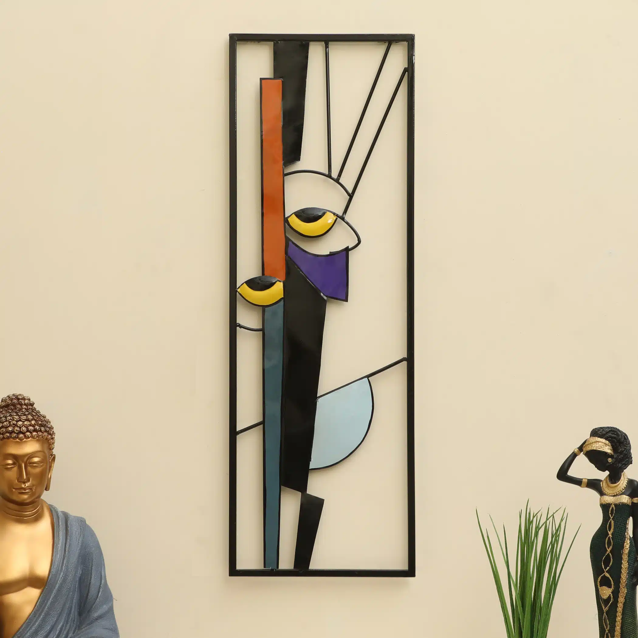 Abstract Metal Wall Art – Akina Wall Decor Design 1