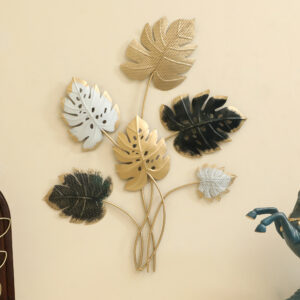 Metal Ella Bunch Ginko Wall Decor