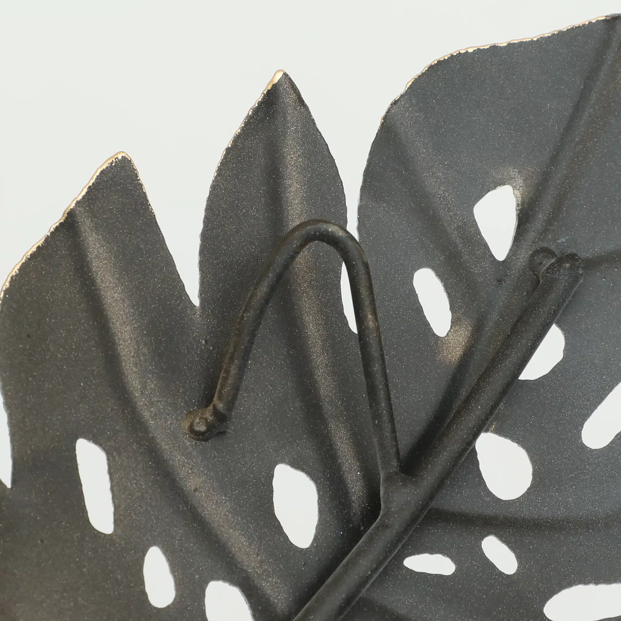 Ginko Bunch Wall Decor - Ella Metal Leaf Wall Hanging - Image 4