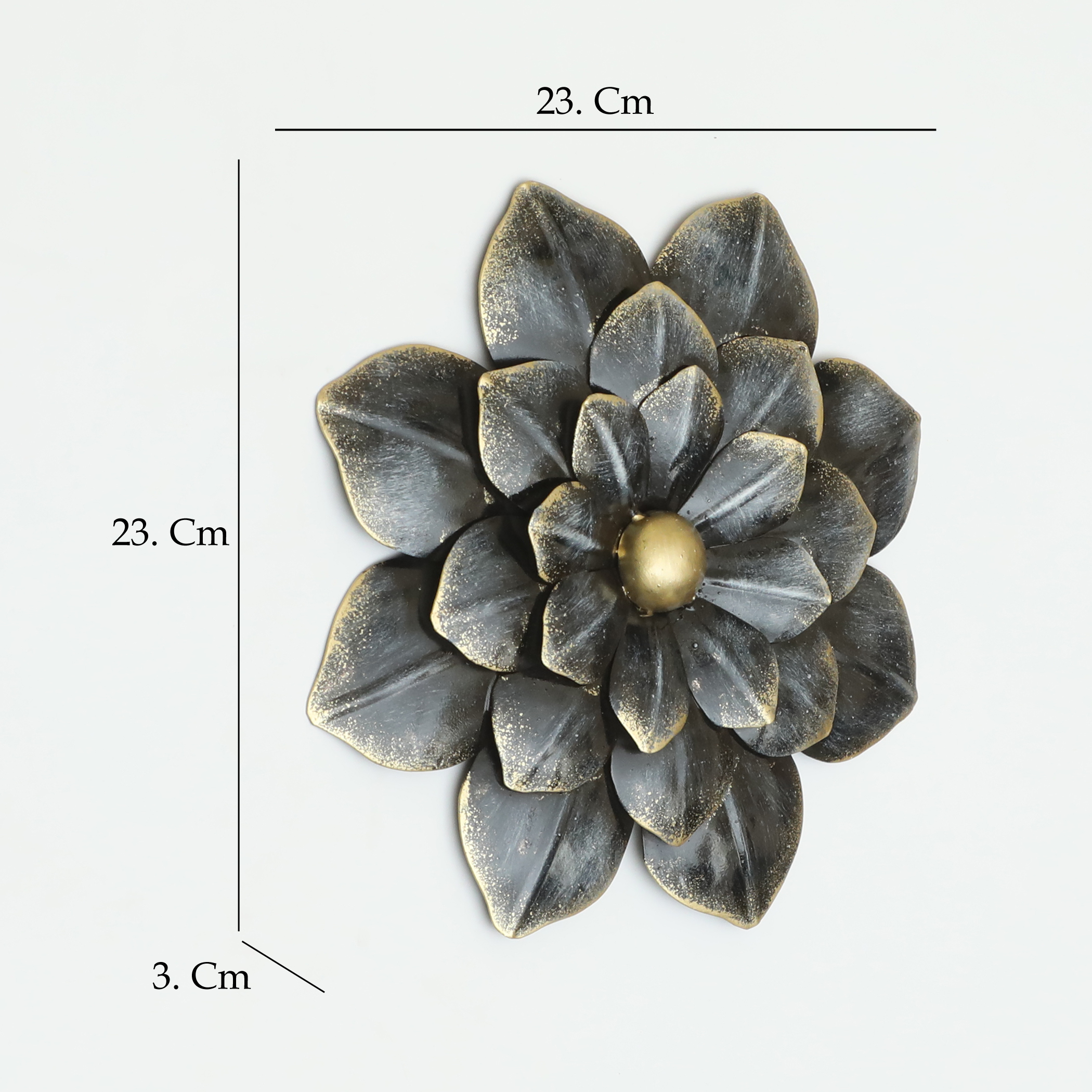 Metal Grace Flower Wall Decor Small - Image 2