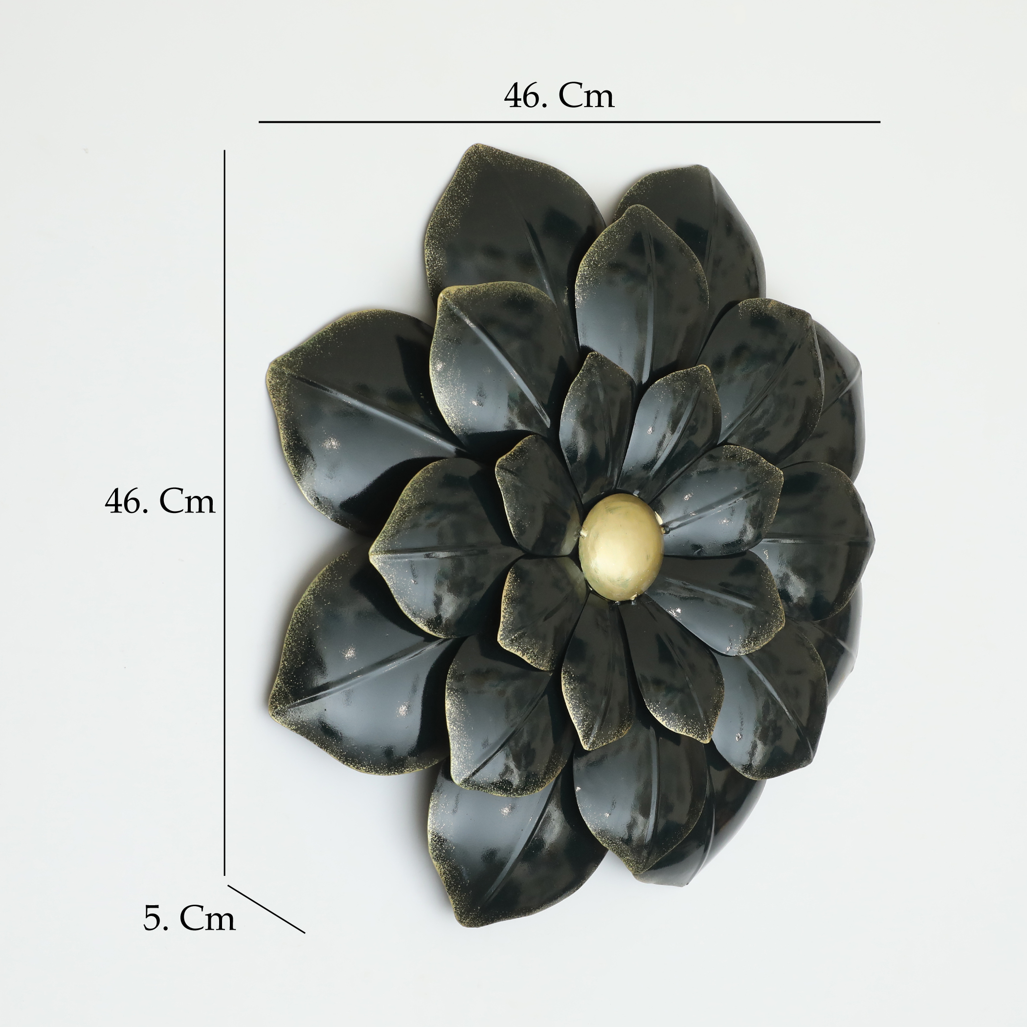 Metal Grace Flower Wall Decor Big - Image 3