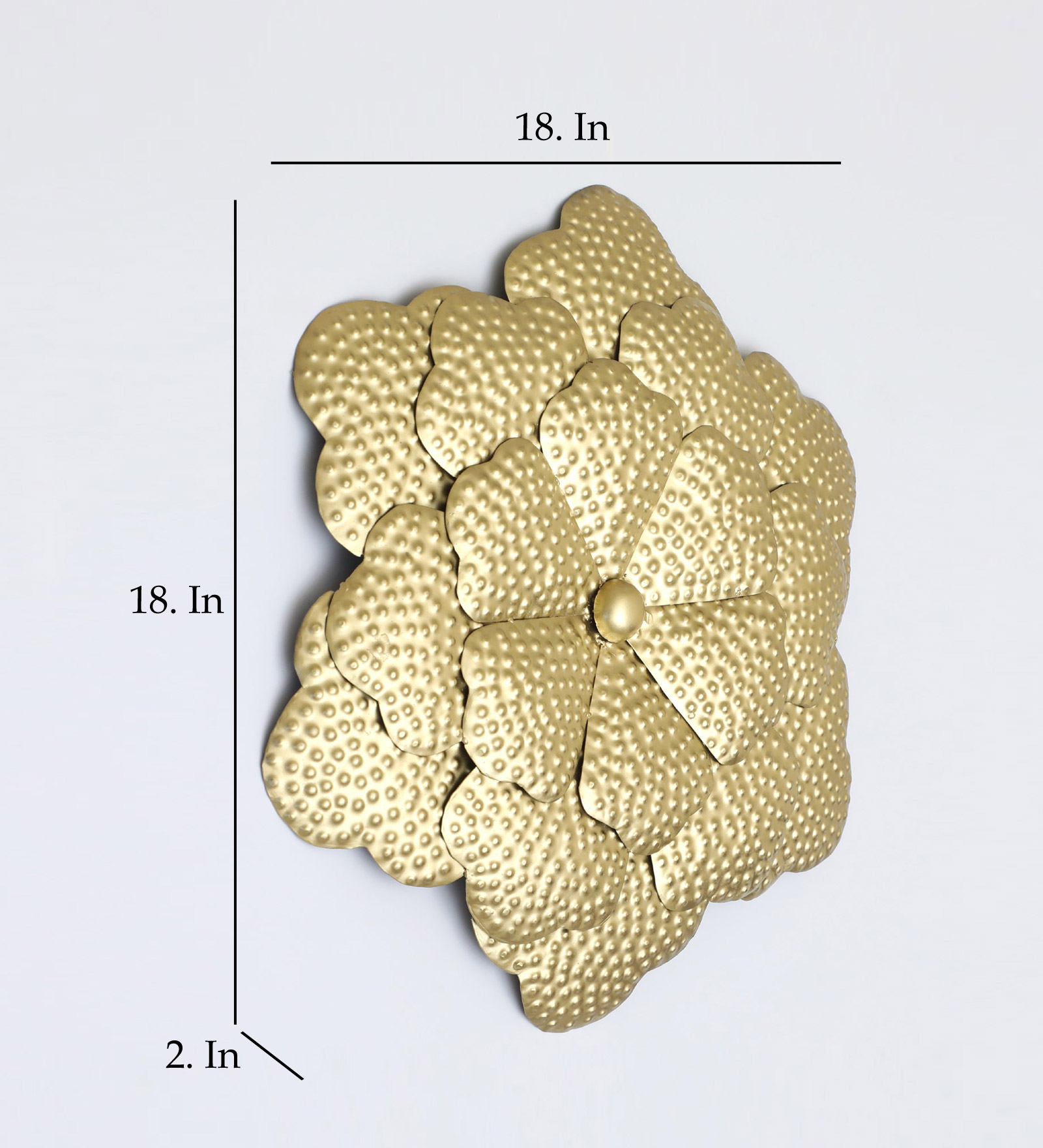 Metal Vamli Flower Big Wall Decor - Image 2