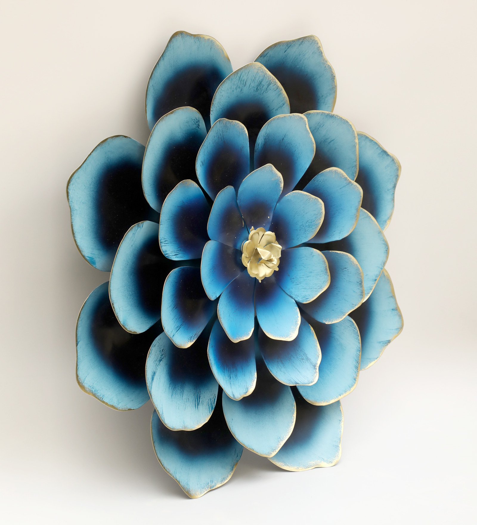 Metal Veda Flower Wall Decor Big - Image 2