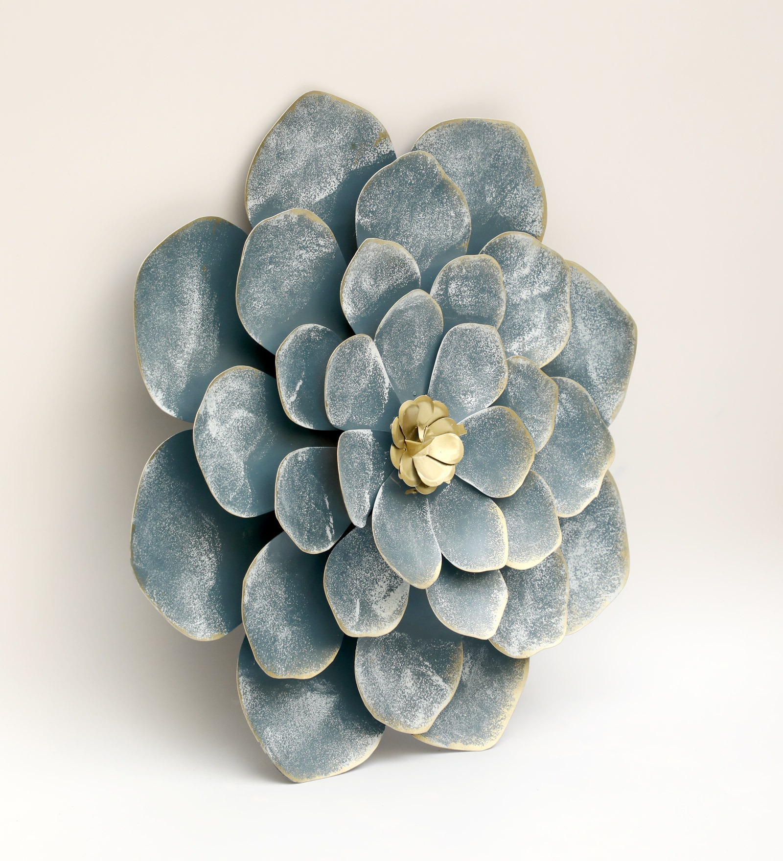 Metal Veda Flower Wall Decor Medium - Image 2