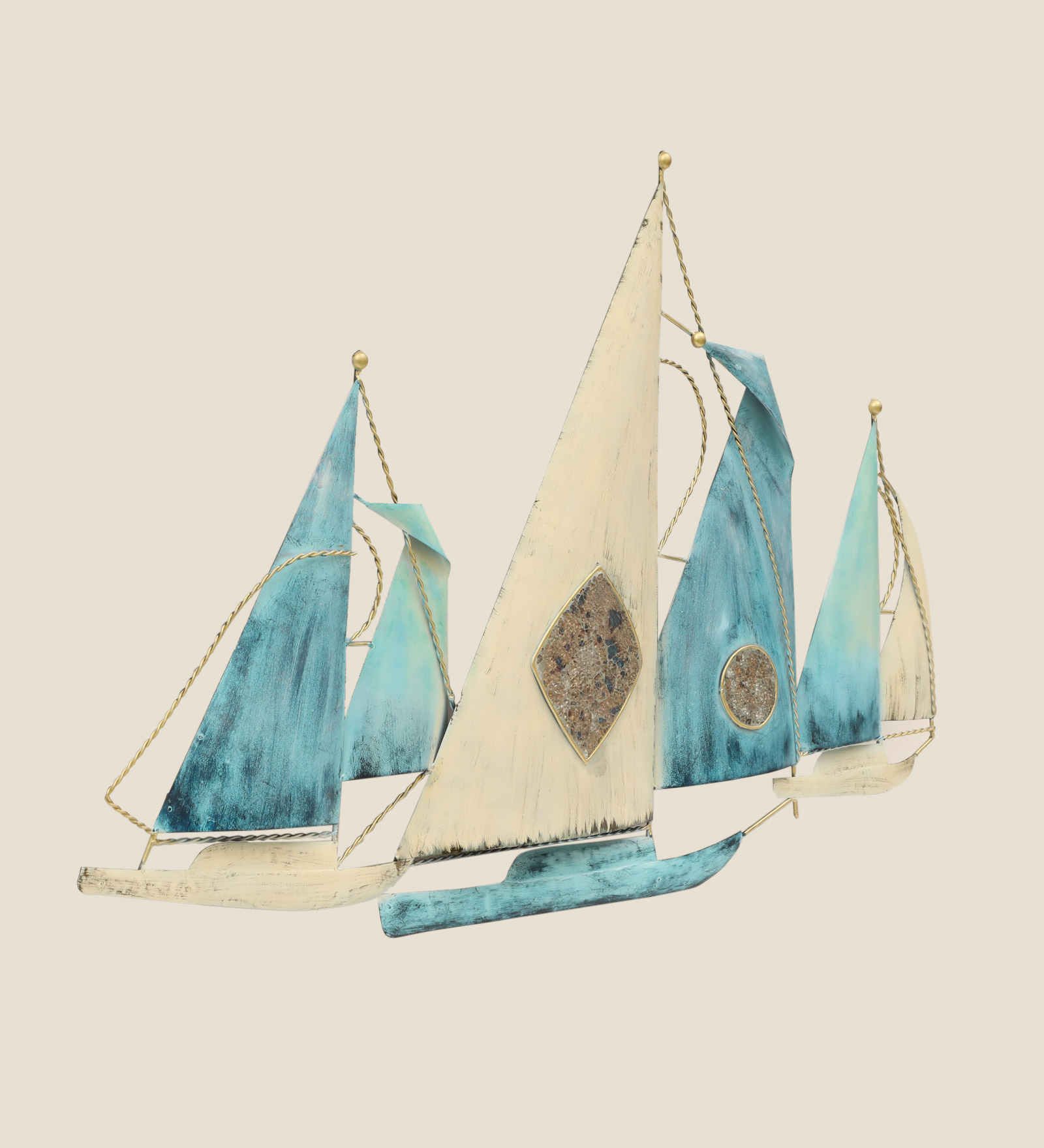 Metal Nova Boat Wall Decor - Image 2