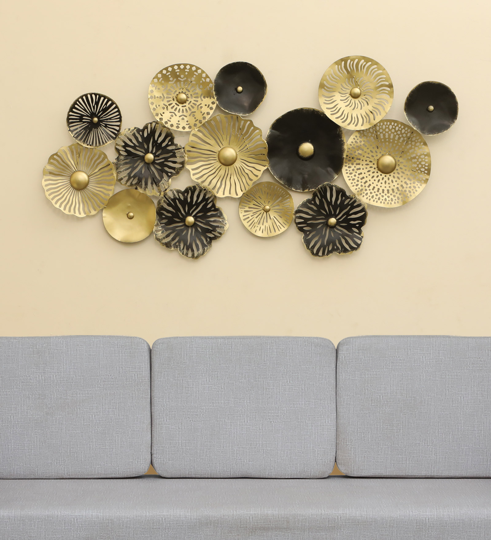 Metal Alora Abstract Sculpture Wall Decor