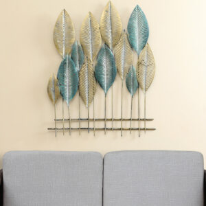 Metal Yara Leaves Wall Decor