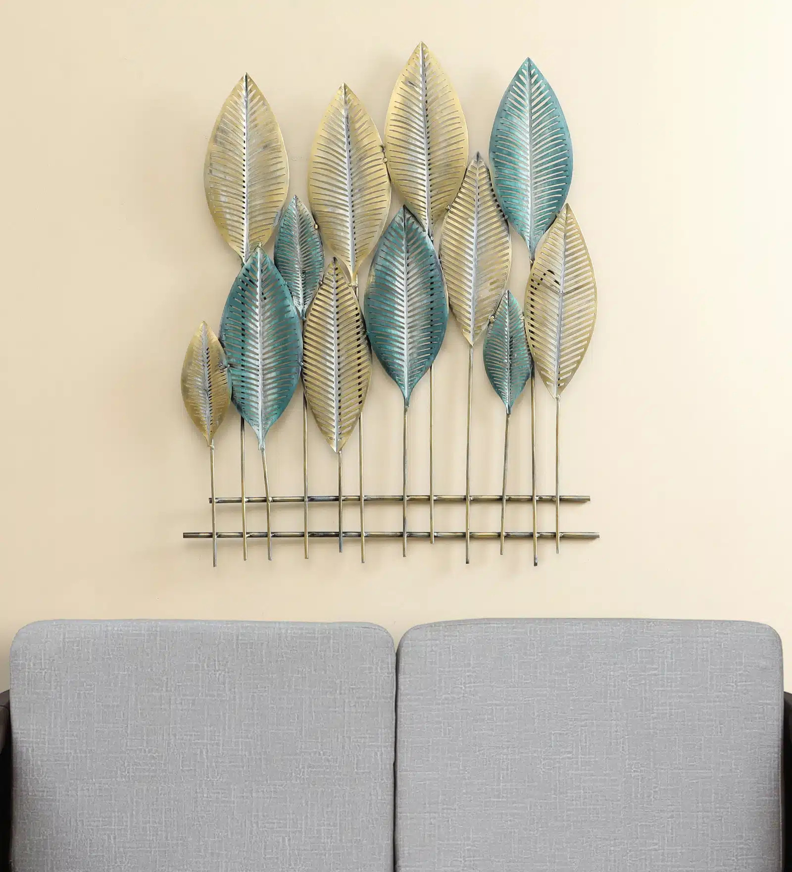 Leaves Wall Decor – Yara Metal Leaf Wall Art