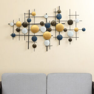 Metal Zuri Circle Abstract Wall Decor