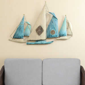 Metal Nova Boat Wall Decor