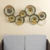 Iha Round Wall Decor – Abstract Metal Wall Art