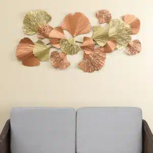Kiyo Leaf Wall Decor – Metal Botanical Wall Art