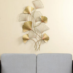 Metal Bayleen Ginko Leaf Wall Decor