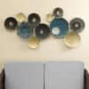 Round Abstract Wall Decor – Yuka Metal Wall Art