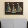 Boat Wall Decor - Perry Metal MDF Boat on Board Wall Art