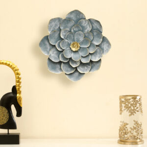 Metal Veda Flower Wall Decor Medium