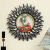 Traditional Musician Wall Decor Metal Dhol Player Wall Art