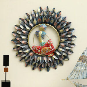 Metal Shaurya Musician Dhol Wall Decor