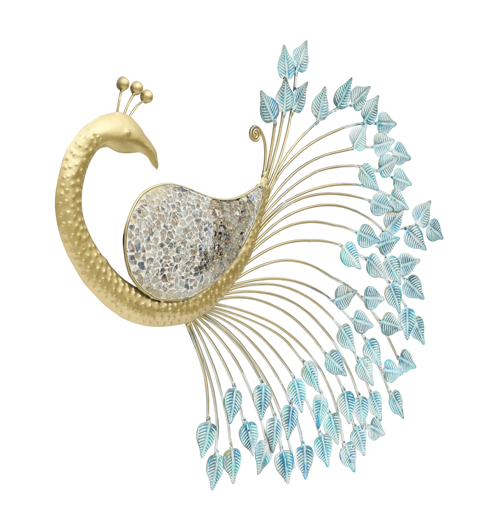 Metal Nihaal Peacock Wall Decor - Image 2