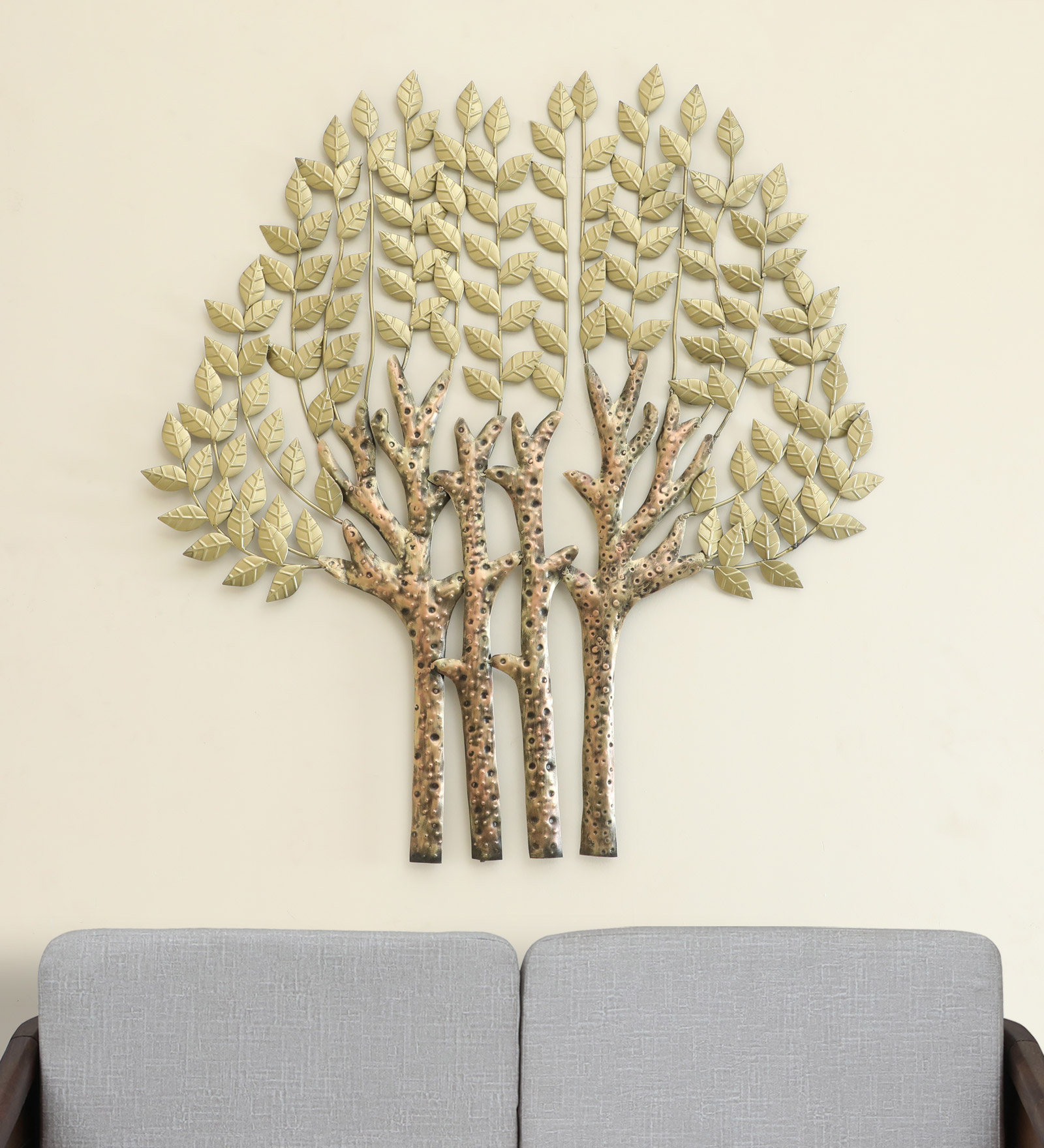 Metal Tapasi Tree Wall Decor
