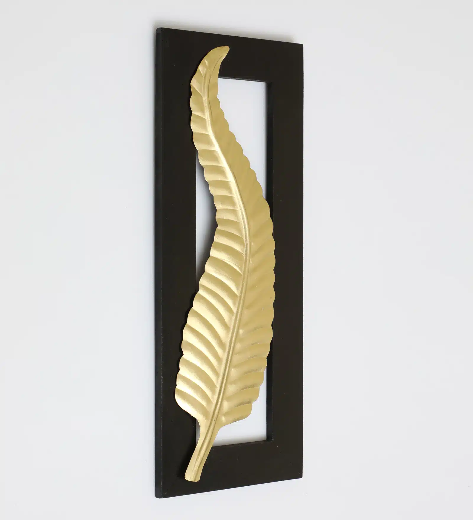Botanical Wall Frame - Vantara Leaf 1 Metal MDF Decor - Image 2
