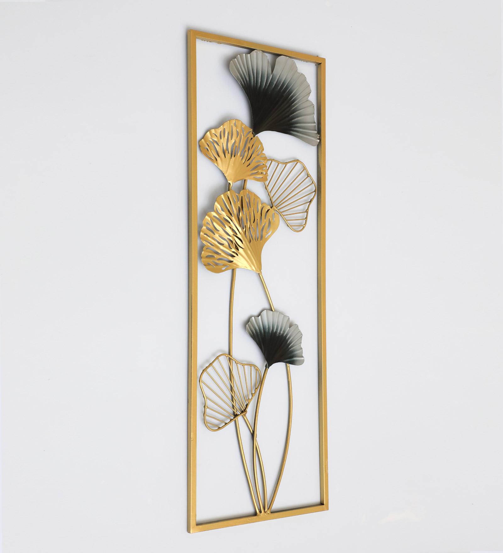 Metal Wayanad Leaf/1 Wall Frame - Image 2