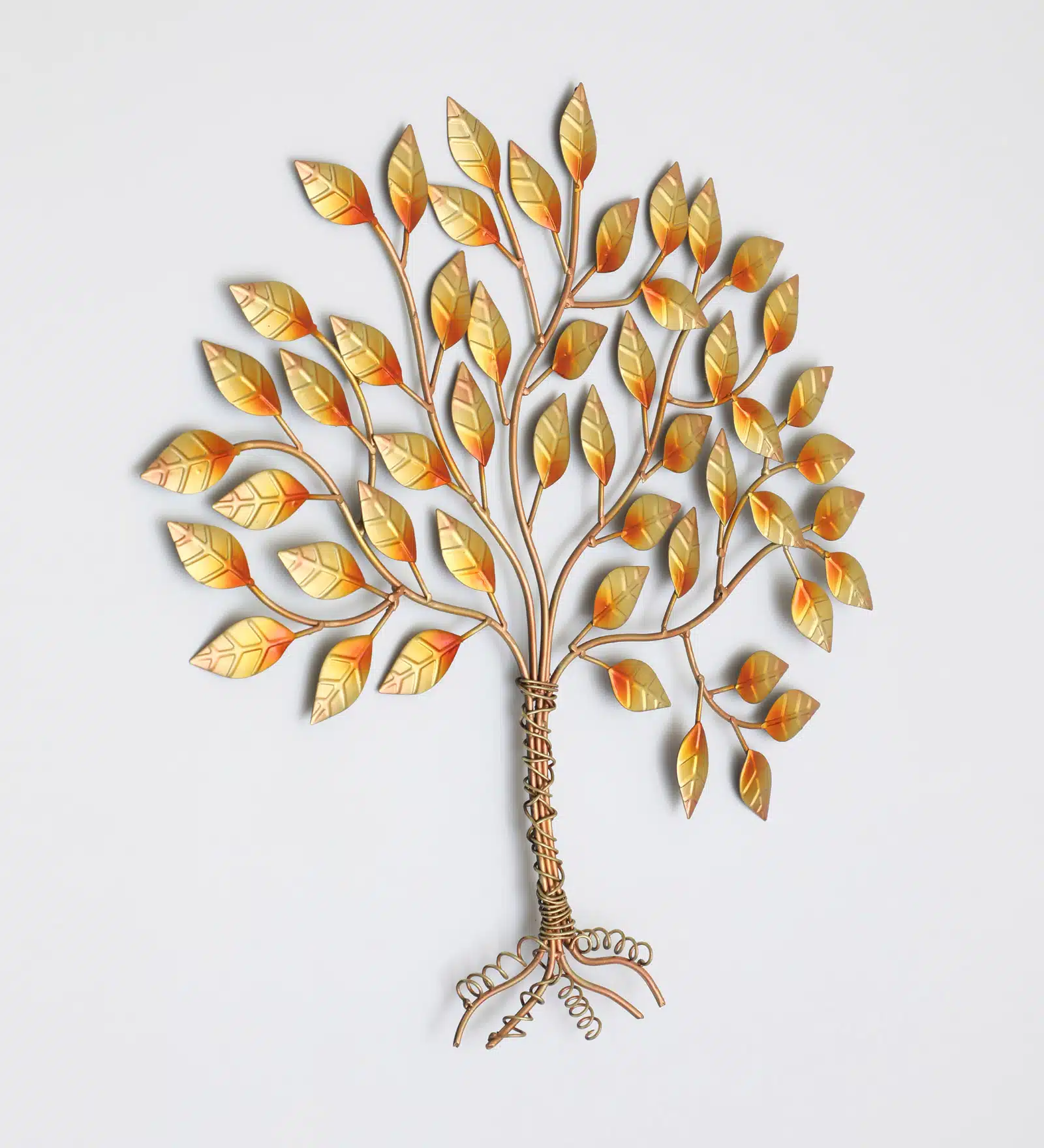 Tree of Life Wall Hanging – Darshi Golden Metal Wall Art - Image 2