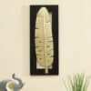Leaf Wall Decor - Vantara Leaf 3 Metal MDF Wall Frame