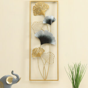 Metal Wayanad Leaf/2 Wall Frame