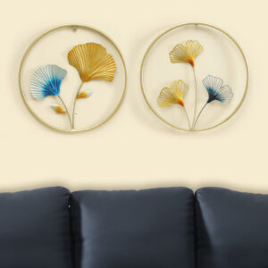 Metal Truck Leaf Wall Decor Set of 2