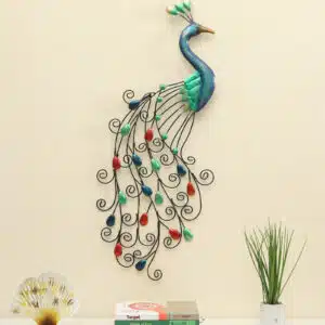 Asher Peacock Wall Decor – Metal Peacock Wall Hanging