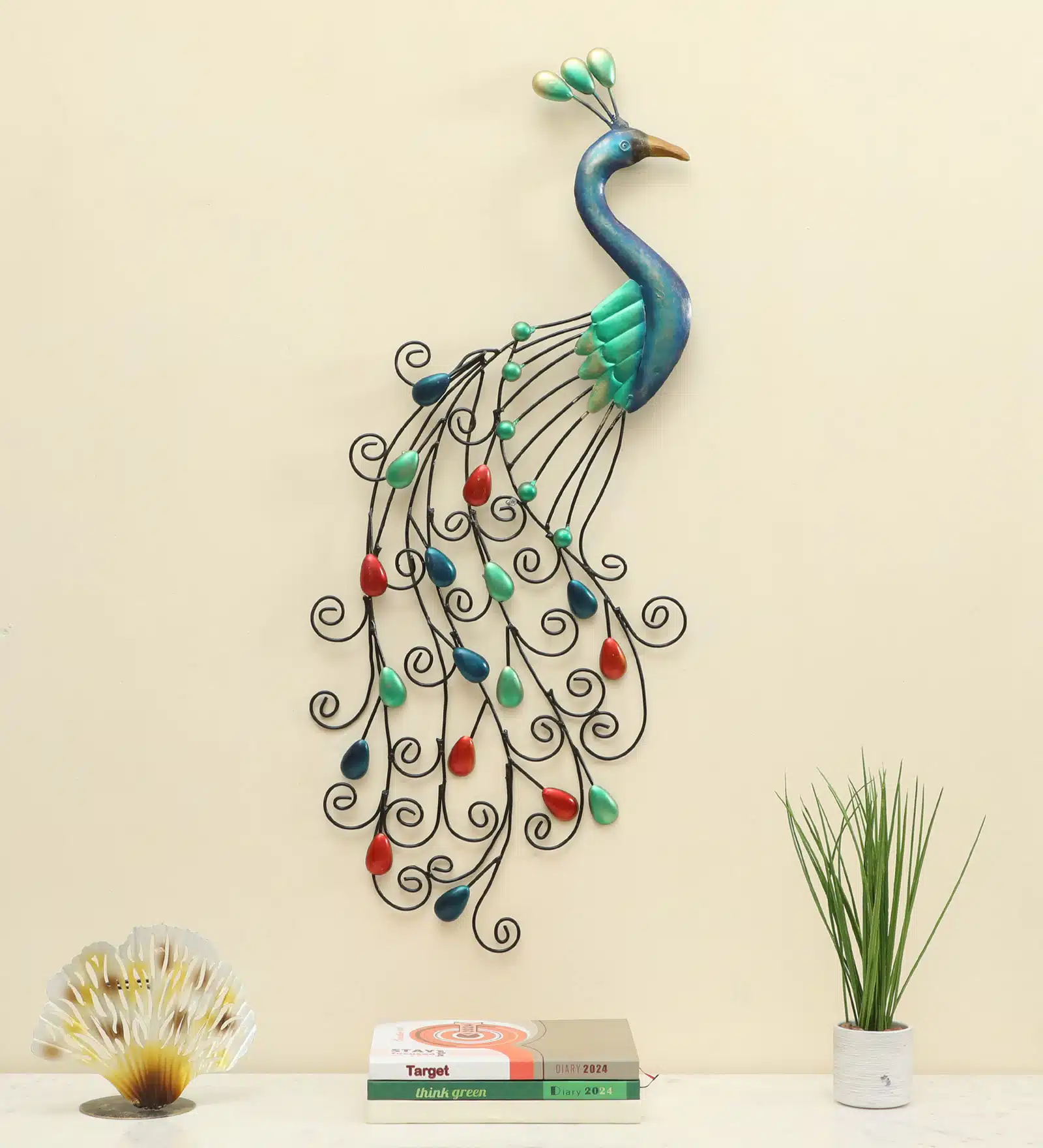 Asher Peacock Wall Decor – Metal Peacock Wall Hanging
