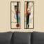 Metal Wall Art Set of 2 – Akina Multicolor Wall Decor